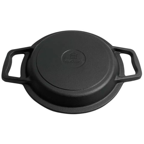 KOCIOŁEK ŻELIWNY MYŚLIWSKI 12L Z PATELNIĄ GRILL 2 W 1 KINGHOFF KH-1842 KOCIOŁEK ŻELIWNY MYŚLIWSKI 12L Z PATELNIĄ GRILL 2 W 1 KINGHOFF KH-1842