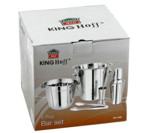 KOMPLET BARMAŃSKI DO KOKTAJLI 5 EL. KiNGHOFF KH-1389 KOMPLET BARMAŃSKI DO KOKTAJLI 5 EL. KiNGHOFF KH-1389