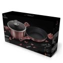 KOMPLET GARNKÓW 3 EL. BERLINGER HAUS METALLIC i-ROSE BH-6042