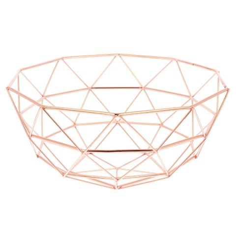 KOSZYK NA OWOCE 28cm ROSEGOLD BRUNBESTE BB-1710 KOSZYK NA OWOCE 28cm ROSEGOLD BRUNBESTE BB-1710
