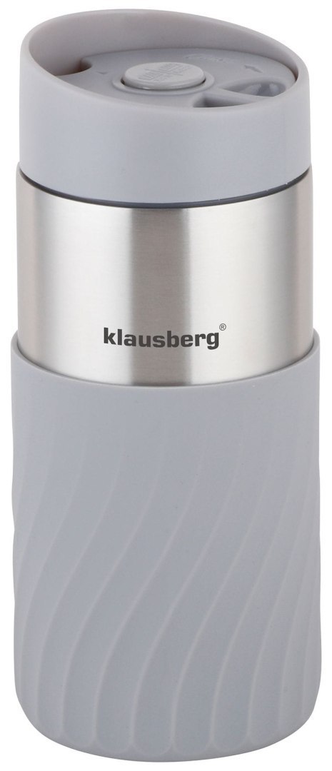 KUBEK TERMICZNY 300ML KLAUSBERG SZARY KB-7630 KUBEK TERMICZNY 300ML KLAUSBERG SZARY KB-7630