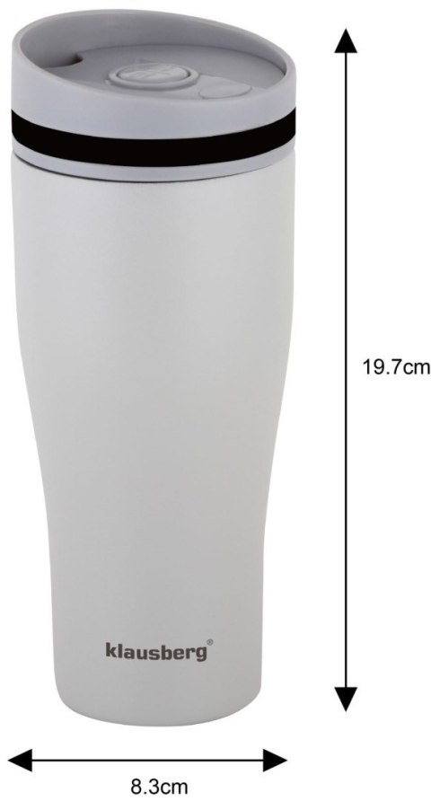 KUBEK TERMICZNY 380ML KLAUSBERG BEŻOWY KB-7620 KUBEK TERMICZNY 380ML KLAUSBERG BEŻOWY KB-7620