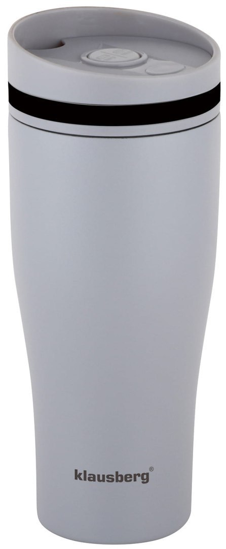 KUBEK TERMICZNY 380ML KLAUSBERG SZARY KB-7618 KUBEK TERMICZNY 380ML KLAUSBERG SZARY KB-7618