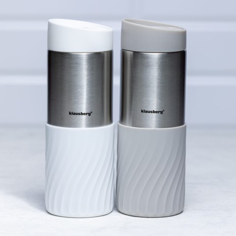 KUBEK TERMICZNY 400ML STAL NIERDZEWNA 18/8 KLAUSBERG BIAŁY KB-7635 KUBEK TERMICZNY 400ML STAL NIERDZEWNA 18/8 KLAUSBERG BIAŁY KB-7635