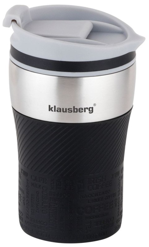 KUBEK TERMICZNY MAŁY 280ML KLAUSBERG CZARNY KB-7621 KUBEK TERMICZNY MAŁY 280ML KLAUSBERG CZARNY KB-7621
