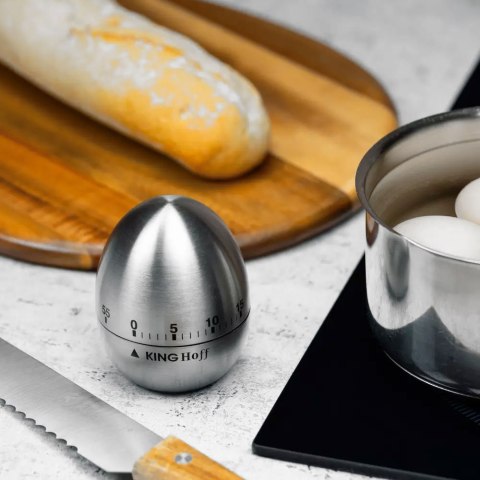MINUTNIK KUCHENNY JAJKO INOX KiNGHOFF KH-3131 MINUTNIK KUCHENNY JAJKO INOX KiNGHOFF KH-3131