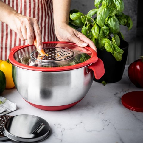 MISKA KUCHENNA WIELOFUNKCYJNA Z FUNKCJĄ TARKI DO WARZYW 24CM 5L 5 EL. KINGHOFF KH-1889 MISKA KUCHENNA WIELOFUNKCYJNA Z FUNKCJĄ TARKI DO WARZYW 24CM 5L 5 EL. KINGHOFF KH-1889
