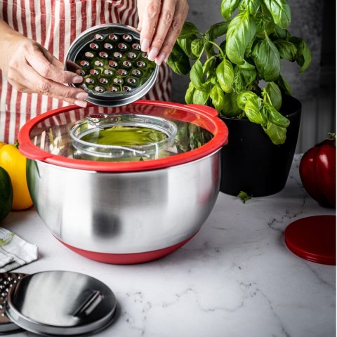 MISKA KUCHENNA WIELOFUNKCYJNA Z FUNKCJĄ TARKI DO WARZYW 24CM 5L 5 EL. KINGHOFF KH-1889 MISKA KUCHENNA WIELOFUNKCYJNA Z FUNKCJĄ TARKI DO WARZYW 24CM 5L 5 EL. KINGHOFF KH-1889