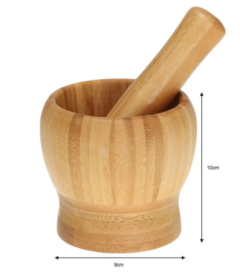 MOŹDZIERZ BAMBUSOWY 9.5cm KINGHOFF KH-1616 MOŹDZIERZ BAMBUSOWY 9.5cm KINGHOFF KH-1616
