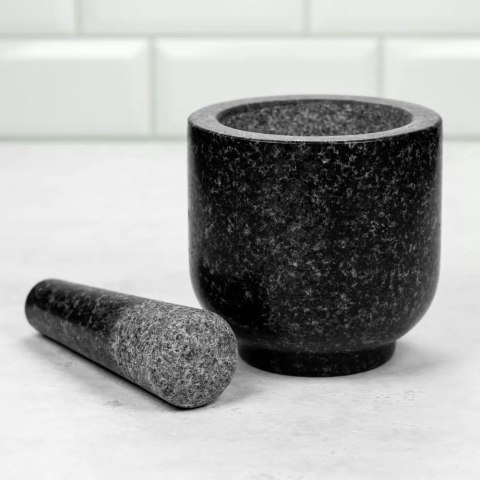 MOŹDZIERZ GRANITOWY Ø12x12cm KINGHOFF KH-1679 MOŹDZIERZ GRANITOWY Ø12x12cm KINGHOFF KH-1679