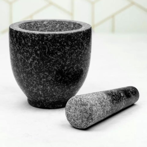 MOŹDZIERZ GRANITOWY Ø12x12cm KINGHOFF KH-1680 MOŹDZIERZ GRANITOWY Ø12x12cm KINGHOFF KH-1680