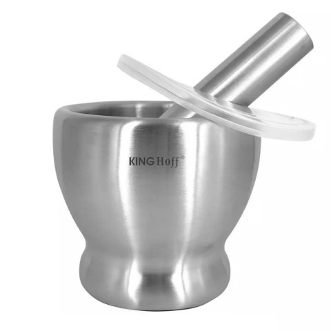 MOŹDZIERZ ZE STALI NIERDZEWNEJ 13CM Z POKRYWKĄ KINGHOFF KH-1661 MOŹDZIERZ ZE STALI NIERDZEWNEJ 13CM Z POKRYWKĄ KINGHOFF KH-1661