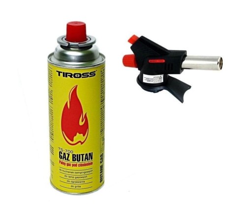 PALNIK GAZOWY + KARTUSZ 227g LUTLAMPA LUTOWNICA TIROSS TS-705-G PALNIK GAZOWY + KARTUSZ 227g LUTLAMPA LUTOWNICA TIROSS TS-705-G