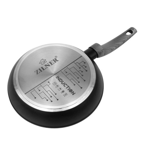 PATELNIA 22CM Z POWŁOKĄ MARMUROWĄ I DNEM FULL INDUCTION ZILNER ZL-562 PATELNIA 22CM Z POWŁOKĄ MARMUROWĄ I DNEM FULL INDUCTION ZILNER ZL-562