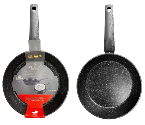 PATELNIA 22CM Z POWŁOKĄ MARMUROWĄ I DNEM FULL INDUCTION ZILNER ZL-562 PATELNIA 22CM Z POWŁOKĄ MARMUROWĄ I DNEM FULL INDUCTION ZILNER ZL-562