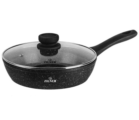 PATELNIA GŁĘBOKA 26CM 2.6L MARMUROWA Z POKRYWKĄ ZILNER ZL-7716 PATELNIA GŁĘBOKA 26CM 2.6L MARMUROWA Z POKRYWKĄ ZILNER ZL-7716