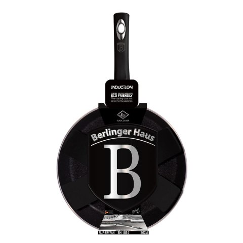 PATELNIA GŁĘBOKA CHEF FLIP 26cm BERLINGER HAUS BLACK SILVER BH-1854 PATELNIA GŁĘBOKA CHEF FLIP 26cm BERLINGER HAUS BLACK SILVER BH-1854