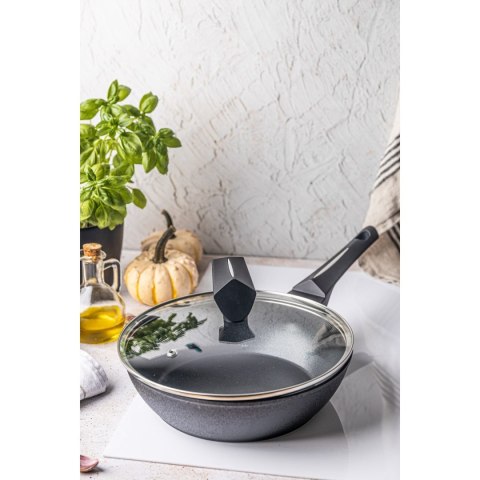 PATELNIA GŁĘBOKA Z POWŁOKĄ MARMUROWĄ NON-STICK 24CM KLAUSBERG KB-7691 PATELNIA GŁĘBOKA Z POWŁOKĄ MARMUROWĄ NON-STICK 24CM KLAUSBERG KB-7691