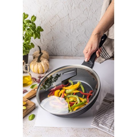 PATELNIA GŁĘBOKA Z POWŁOKĄ MARMUROWĄ NON-STICK 28CM KLAUSBERG KB-7692 PATELNIA GŁĘBOKA Z POWŁOKĄ MARMUROWĄ NON-STICK 28CM KLAUSBERG KB-7692