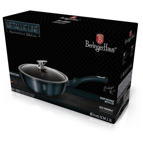 PATELNIA GRANITOWA 24CM BERLINGER HAUS METALLIC LINE AQUAMARINE BH-1880 PATELNIA GRANITOWA 24CM BERLINGER HAUS METALLIC LINE AQUAMARINE BH-1880