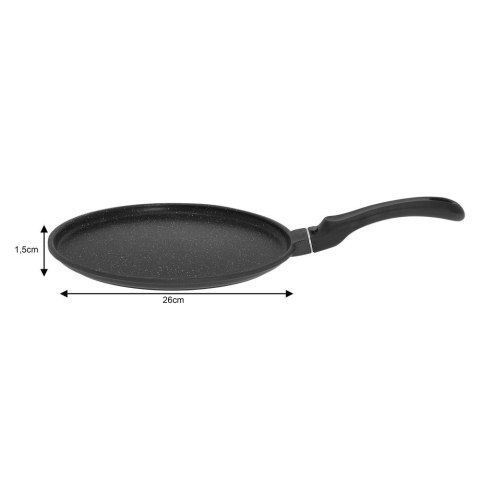 PATELNIA GRANITOWA DO NALEŚNIKÓW 26cm KiNGHOFF KH-3960 PATELNIA GRANITOWA DO NALEŚNIKÓW 26cm KiNGHOFF KH-3960