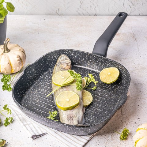 PATELNIA GRILLOWA Z POWŁOKĄ MARMUROWĄ 24CM KLAUSBERG KB-7661 PATELNIA GRILLOWA Z POWŁOKĄ MARMUROWĄ 24CM KLAUSBERG KB-7661