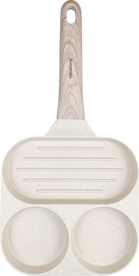 PATELNIA MARMURKOWA 3 W 1 DO JAJEK NALEŚNIKÓW PLACKÓW GRILL KLAUSBERG KB-7818 BEŻOWA PATELNIA MARMURKOWA 3 W 1 DO JAJEK NALEŚNIKÓW PLACKÓW GRILL KLAUSBERG KB-7818 BEŻOWA