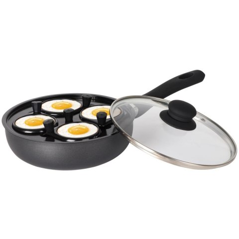 PATELNIA MARMUROWA Z WKŁADEM DO JAJEK 20CM KINGHOFF KH-1806 PATELNIA MARMUROWA Z WKŁADEM DO JAJEK 20CM KINGHOFF KH-1806