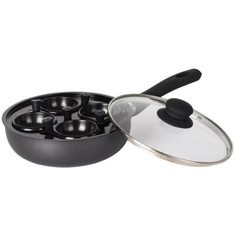 PATELNIA MARMUROWA Z WKŁADEM DO JAJEK 20CM KINGHOFF KH-1806 PATELNIA MARMUROWA Z WKŁADEM DO JAJEK 20CM KINGHOFF KH-1806