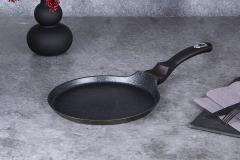 PATELNIA NALEŚNIKOWA Z POWŁOKĄ GRANITOWĄ 25CM DO NALEŚNIKÓW BERLINGER HAUS SHINY BLACK BH-6613 PATELNIA NALEŚNIKOWA Z POWŁOKĄ GRANITOWĄ 25CM DO NALEŚNIKÓW BERLINGER HAUS SHINY BLACK BH-6613