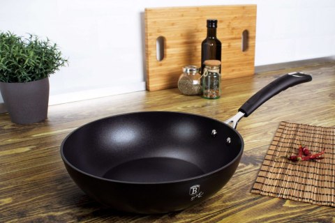 PATELNIA TYTANOWA GŁĘBOKA 24cm BERLINGER HAUS BLACK PROFESSIONAL LINE BH-6119 PATELNIA TYTANOWA GŁĘBOKA 24cm BERLINGER HAUS BLACK PROFESSIONAL LINE BH-6119