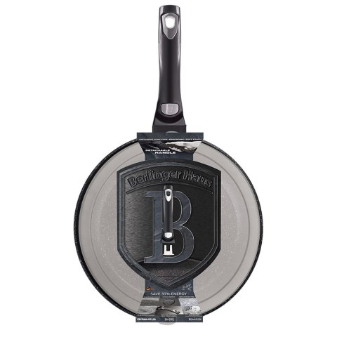 PATELNIA Z POWŁ. GRANITOWĄ Z ODPINANĄ RĄCZKĄ 28cm BERLINGER HAUS Carbon Pro BH-6913 PATELNIA Z POWŁ. GRANITOWĄ Z ODPINANĄ RĄCZKĄ 28cm BERLINGER HAUS Carbon Pro BH-6913