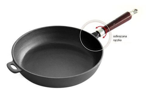 PATELNIA ŻELIWNA 24cm KiNGHOFF KH-1118 PATELNIA ŻELIWNA 24cm KiNGHOFF KH-1118