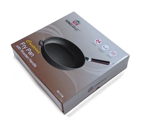 PATELNIA ŻELIWNA 24cm KiNGHOFF KH-1118 PATELNIA ŻELIWNA 24cm KiNGHOFF KH-1118