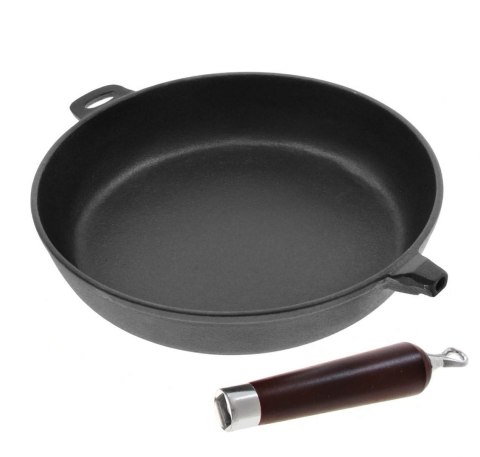 PATELNIA ŻELIWNA 24cm z POKRYWĄ KRISBERG KS-2565 PATELNIA ŻELIWNA 24cm z POKRYWĄ KRISBERG KS-2565