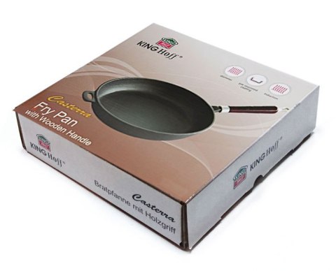 PATELNIA ŻELIWNA 30cm KiNGHOFF KH-1009 PATELNIA ŻELIWNA 30cm KiNGHOFF KH-1009