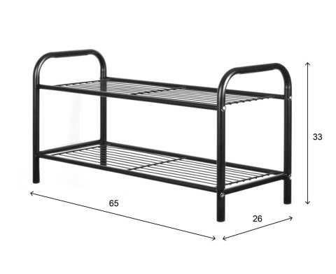 PÓŁKA REGAŁ STOJAK NA BUTY 65 X 33 X 26CM BRUNBESTE BB-2595 PÓŁKA REGAŁ STOJAK NA BUTY 65 X 33 X 26CM BRUNBESTE BB-2595
