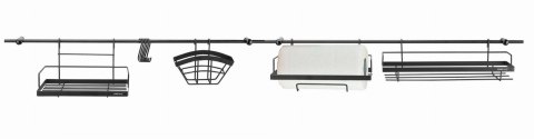 RELING KUCHENNY 16 EL. 150cm CZARNY KiNGHOFF KH-1498 RELING KUCHENNY 16 EL. 150cm CZARNY KiNGHOFF KH-1498