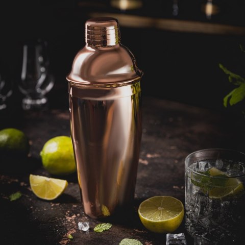 SHAKER BARMAŃSKI DO DRINKÓW KOKTAJLI 750ML ROSEGOLD KLAUSBERG KB-7650 SHAKER BARMAŃSKI DO DRINKÓW KOKTAJLI 750ML ROSEGOLD KLAUSBERG KB-7650