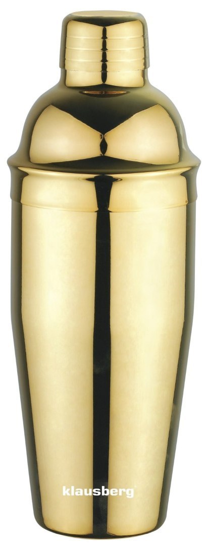 SHAKER BARMAŃSKI DO DRINKÓW KOKTAJLI 750ML ZŁOTY KLAUSBERG KB-7649 SHAKER BARMAŃSKI DO DRINKÓW KOKTAJLI 750ML ZŁOTY KLAUSBERG KB-7649