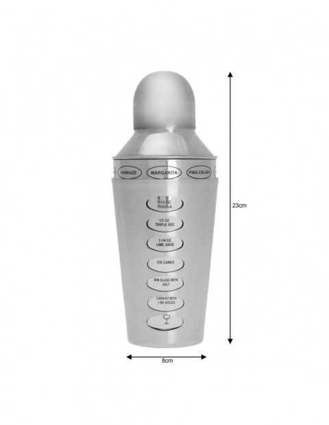 SHAKER DO KOKTAJLI 600ml Z OBRACANYMI PRZEPISAMI KiNGHOFF KH-1393 SHAKER DO KOKTAJLI 600ml Z OBRACANYMI PRZEPISAMI KiNGHOFF KH-1393