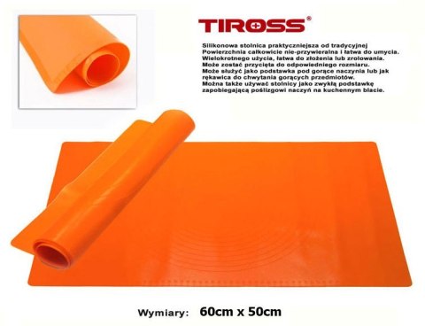 SILIKONOWA STOLNICA MATA 60 x 50cm TIROSS TS-396-1 SILIKONOWA STOLNICA MATA 60 x 50cm TIROSS TS-396-1