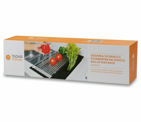 SKŁADANA KRATKA STALOWA NA ZLEWOZMYWAK 44x28cm TADAR ROLL UP TD-9510 SKŁADANA KRATKA STALOWA NA ZLEWOZMYWAK 44x28cm TADAR ROLL UP TD-9510