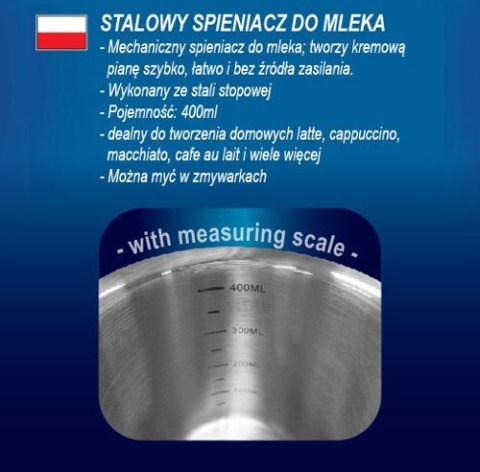 SPIENIACZ DO MLEKA 400ML ZILNER ZL-8704 SPIENIACZ DO MLEKA 400ML ZILNER ZL-8704