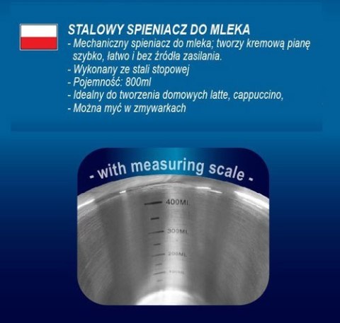 SPIENIACZ DO MLEKA 800ML KiNGHOFF KH-3126 SPIENIACZ DO MLEKA 800ML KiNGHOFF KH-3126