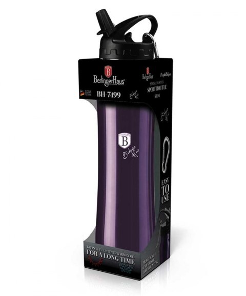 SPORTOWA BUTELKA TERMICZNA 500ml BERLINGER HAUS PURPLE BH-7499 SPORTOWA BUTELKA TERMICZNA 500ml BERLINGER HAUS PURPLE BH-7499
