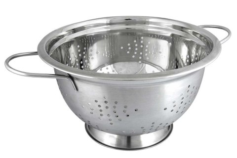 STALOWY DURSZLAK GŁĘBOKI 28cm Z UCHWYTAMI KiNGHOFF KH-1238 STALOWY DURSZLAK GŁĘBOKI 28cm Z UCHWYTAMI KiNGHOFF KH-1238
