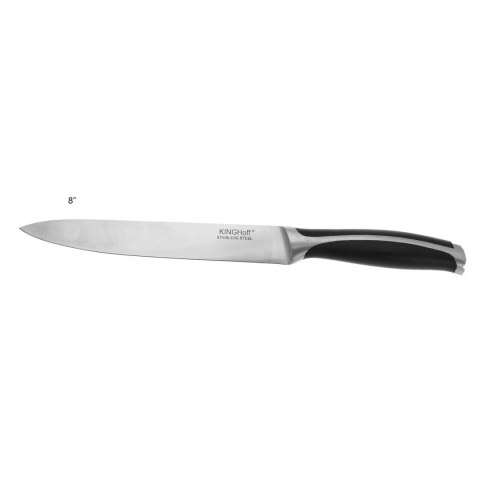 STALOWY NÓŻ DO PORCJOWANIA 20CM KiNGHOFF KH-3429 STALOWY NÓŻ DO PORCJOWANIA 20CM KiNGHOFF KH-3429