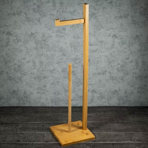 STOJAK NA PAPIER TOALETOWY BAMBUSOWY KINGHOFF KH-1692 STOJAK NA PAPIER TOALETOWY BAMBUSOWY KINGHOFF KH-1692