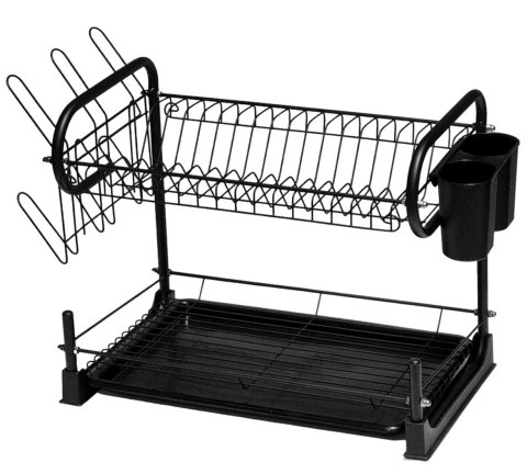 SUSZARKA DO NACZYŃ 52 x 24 x 36 cm 2-POZIOMOWA KRISBERG KS-2511 SUSZARKA DO NACZYŃ 52 x 24 x 36 cm 2-POZIOMOWA KRISBERG KS-2511